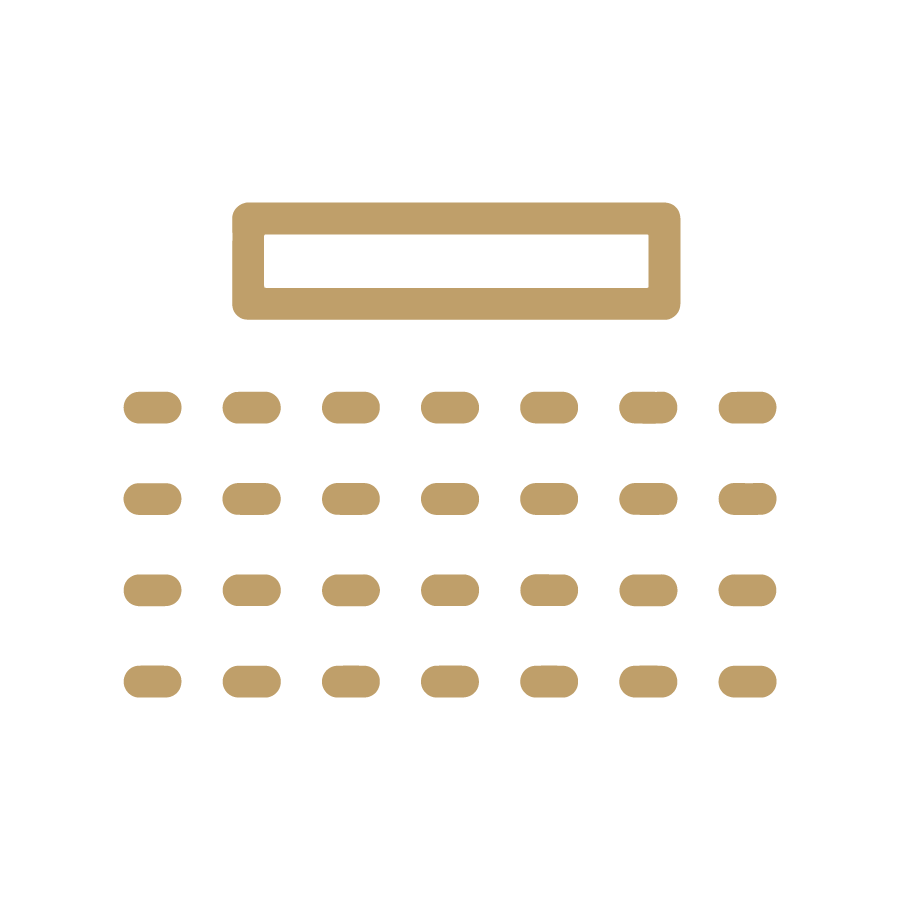 icône salle configuration en théâtre